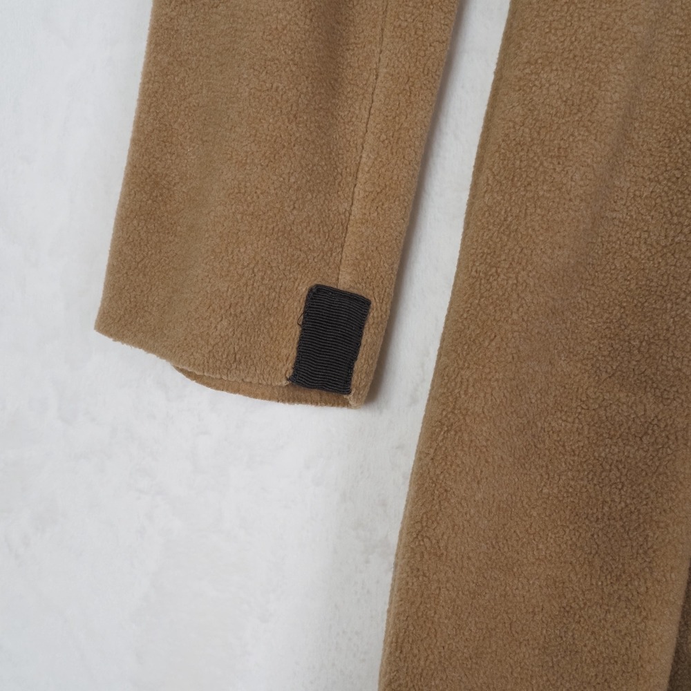 Henriette Steffensen Womens Wrap Coat M Camel Minimalist Denmark Asymmetric - Picture 7 of 11
